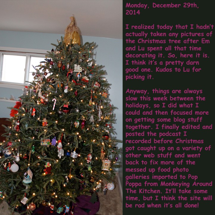 Monday, December 29th, 2014