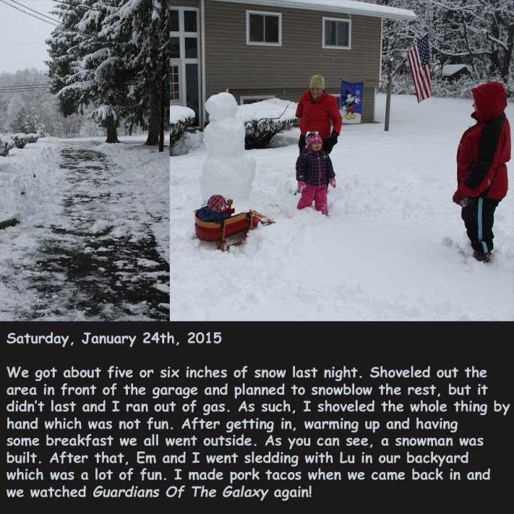 Saturday, January 24th, 2015