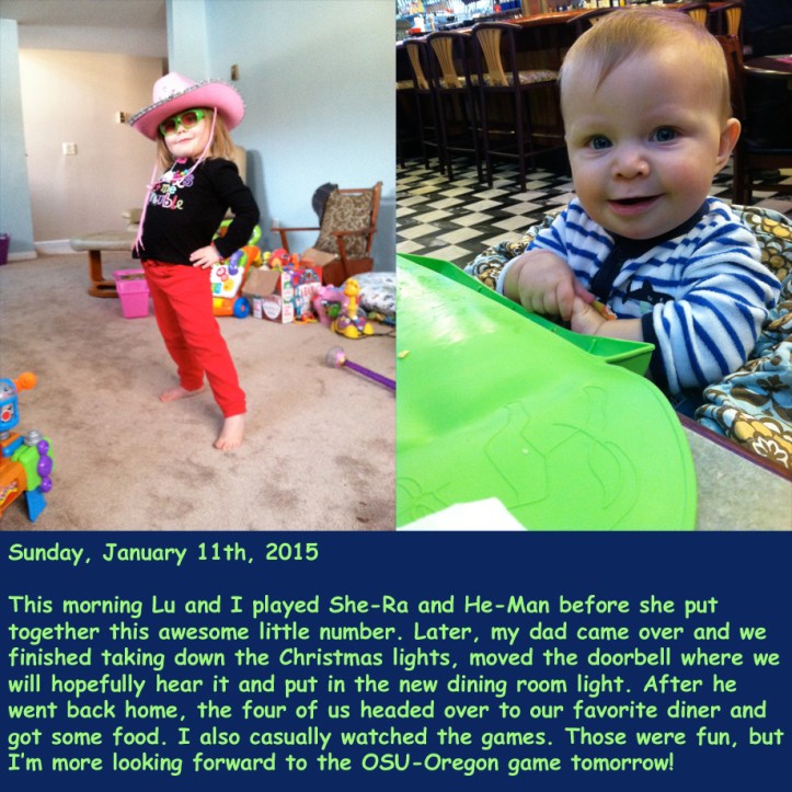 Sunday, January 11th, 2015