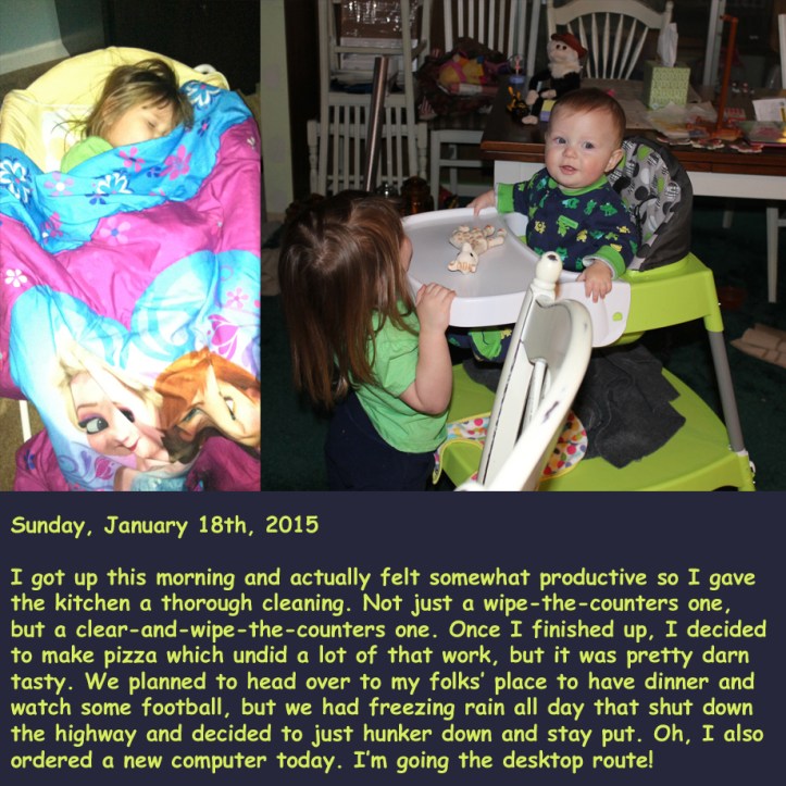 Sunday, January 18th, 2015