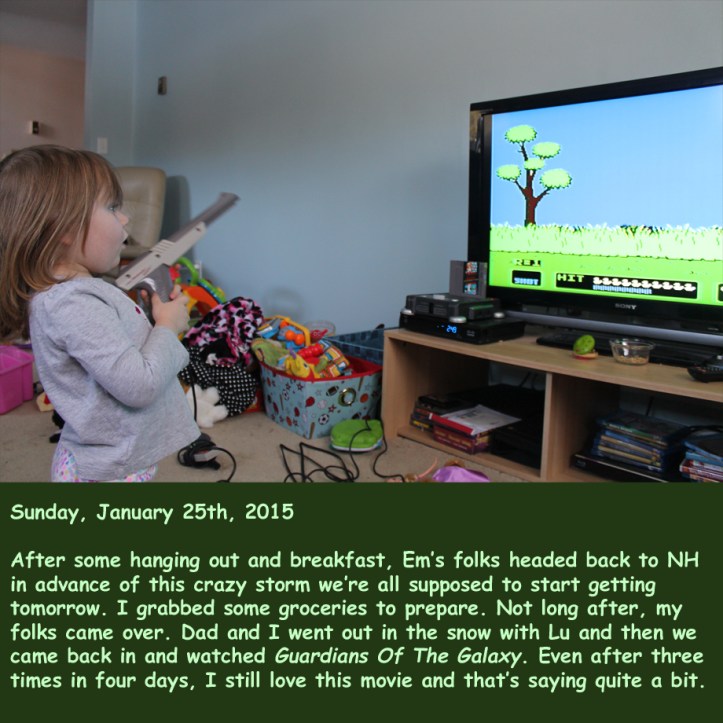 Sunday, January 25th, 2015