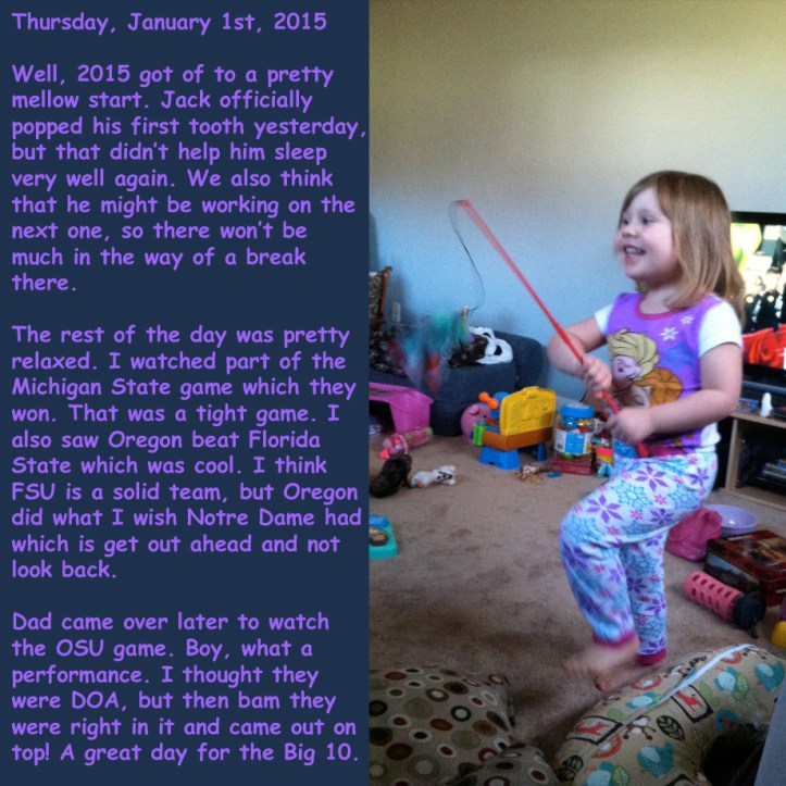 Thursday, January 1st, 2015