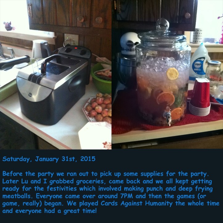 Saturday, January 31st, 2015